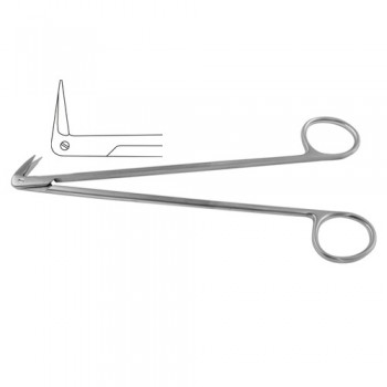 Diethrich-Potts Vascular Scissor Angled 90° - Standard Blade Stainless Steel, 18 cm - 7"